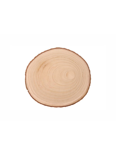 ČistéDřevo Dřevěná podložka s kůrou 20 cm