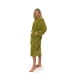 Dámský župan kimono s výšivkou, Olive Green