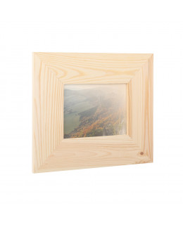 ČistéDřevo Dřevěný fotorámeček na zeď 29,5 x 25 cm