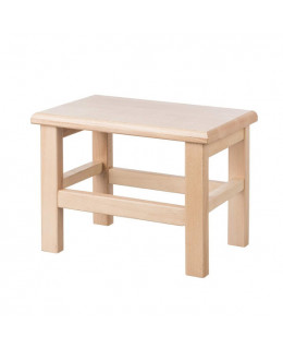 ČistéDřevo Dřevěná hranatá stolička