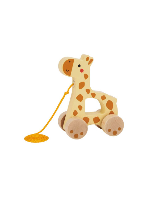 TookyToy Dřevěné tahací zvířátko - žirafa