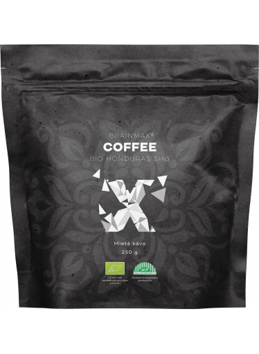 BrainMax Coffee Káva Honduras SHG, mletá, BIO, 250 g