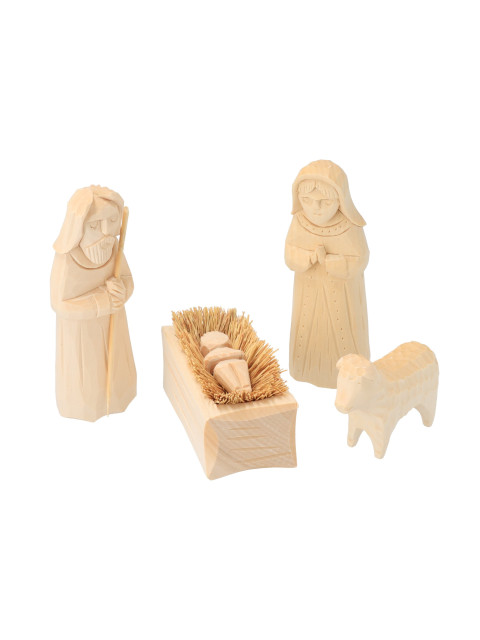 ČistéDřevo Ručně vyřezávané figurky do betlému - velké