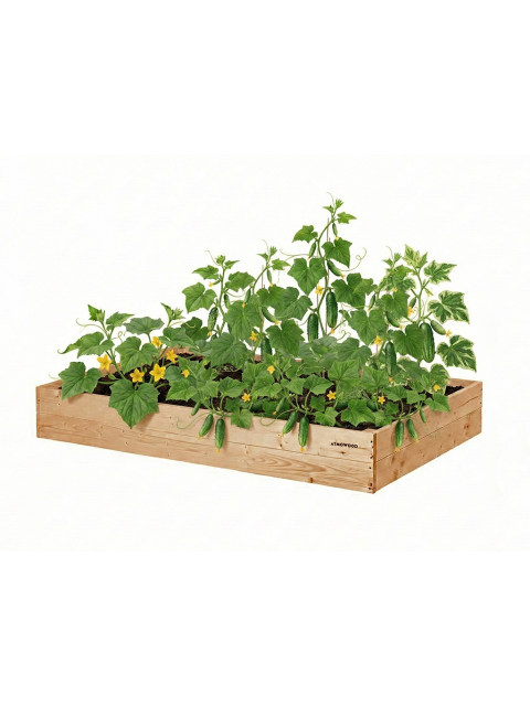 ATMOWOOD Modřínový vyvýšený záhon 140 x 80 x 20 cm