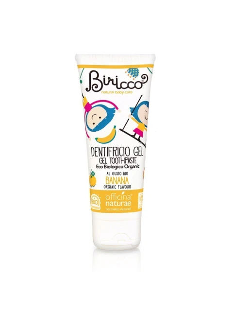 Officina Naturae Dětská zubní pasta - banán BIO (75 ml) - bez fluoru