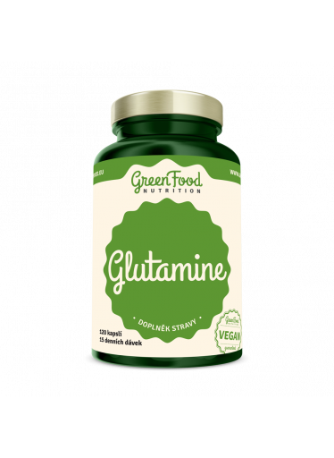 GreenFood Glutamin 120 kapslí