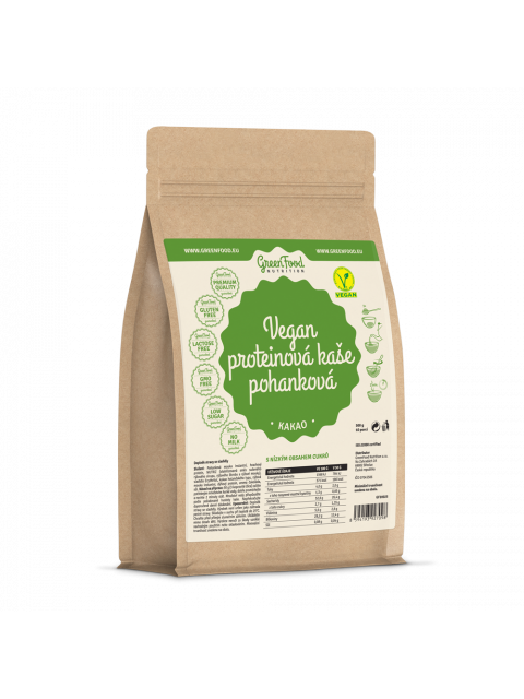 GreenFood Vegan Proteinová kaše pohanková 500g