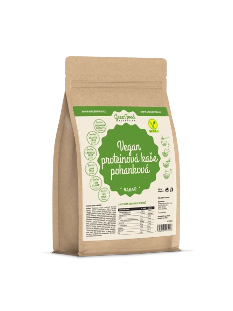 GreenFood Vegan Proteinová kaše pohanková 500g