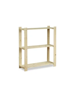 ATMOWOOD Dřevěný regál 90 x 80 x 28 cm