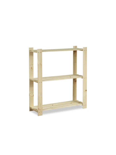 ATMOWOOD Dřevěný regál 90 x 80 x 28 cm