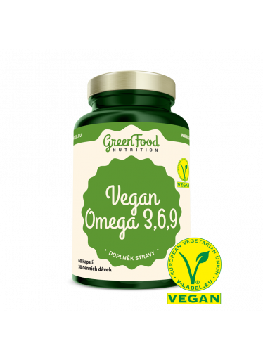 GreenFood Vegan Omega 3,6,9 60 kapslí