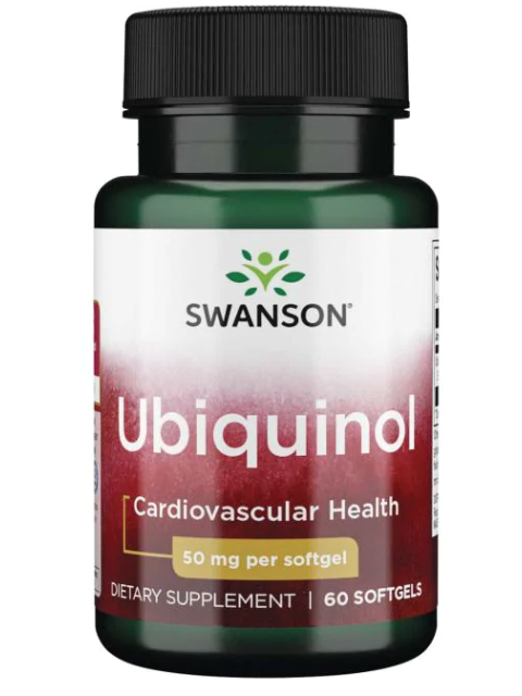 Swanson Ubiquinol, 50 mg, 60 kapslí - EXPIRACE 7/2022