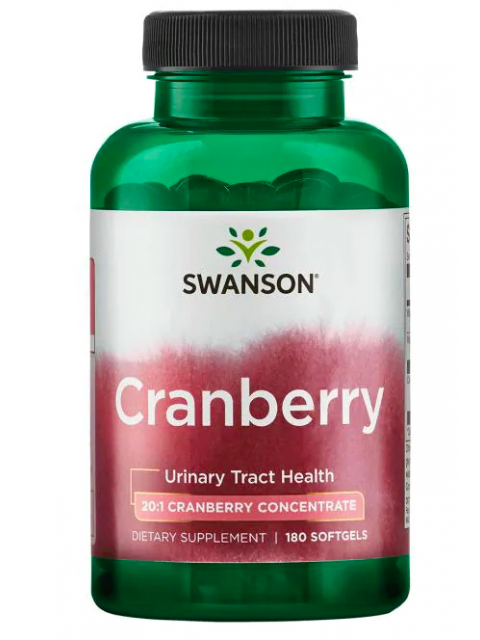 Swanson Cranberry (Brusinka), 180 softgelových kapslí 