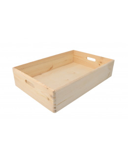 ČistéDřevo Dřevěný box 60 x 40 x 14 cm