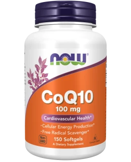 NOW CoQ10 (koenzym Q10) 100 mg, 150 kapslí