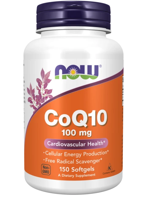 NOW CoQ10 (koenzym Q10) 100 mg, 150 kapslí