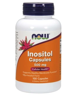 NOW Inositol (myo-inositol), 500 mg, 100 kapslí