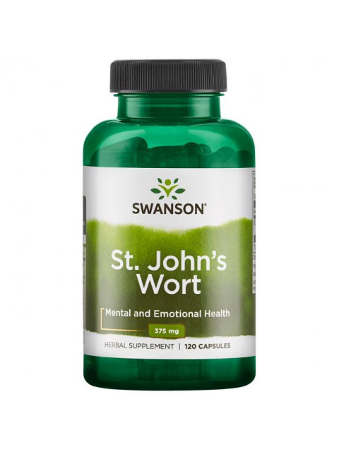 Swanson St. John's Wort (Třezalka tečkovaná), 375 mg, 120 kapslí