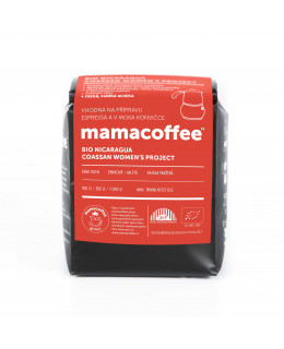mamacoffee výběrová káva Bio Nicaragua COASSAN Women's Project 250 g - mléčná čokoláda, badyán a červená jablka