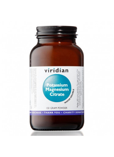 Viridian Potassium Magnesium Citrate (Draslík a hořčík), 150 g