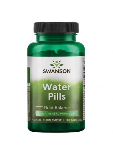 Swanson Water pills (optimalizace vody v těle), 120 tablet