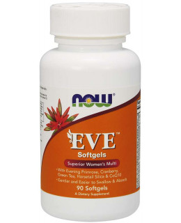 NOW Multi Vitamins Eve, Multivitamín pro Ženy, 90 softgelových kapslí