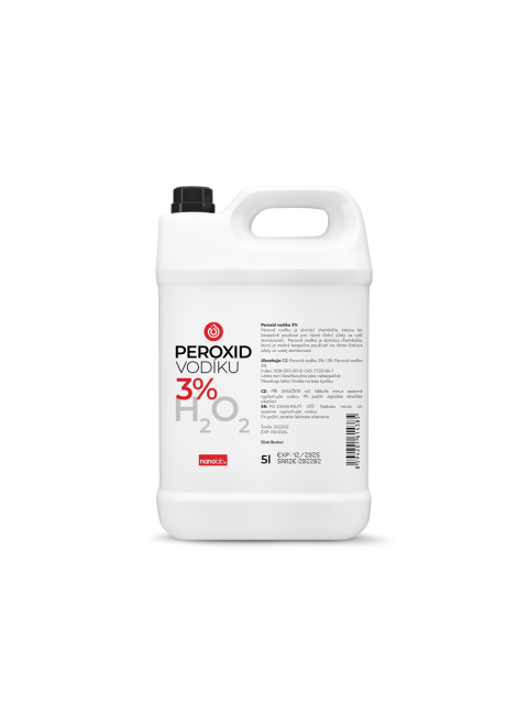 Nanolab Peroxid vodíku na úklid 5L - EXPIRACE 12/2024