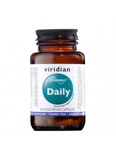 Viridian Synerbio Daily (Směs probiotik a prebiotik), 30 kapslí