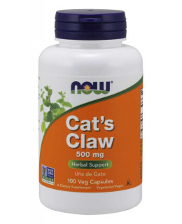 NOW Cat's Claw (Řemdihák plstnatý), 500 mg, 100 rostlinných kapslí