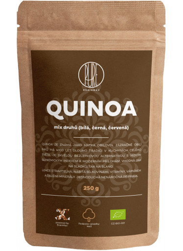 BrainMax Pure Quinoa BIO - mix 3 druhů, 250 g