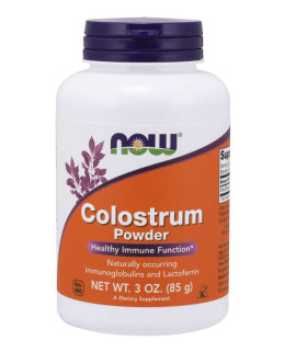 NOW Colostrum (kolostrum) prášek, 85 g