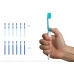 TIO Zubní kartáček (medium) - tyrkysově zelená - vyrobený z rostlin