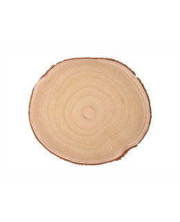 ČistéDřevo Dřevěná podložka s kůrou 30 cm