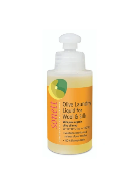 SONETT Olivový prací gel na vlnu a hedvábí 120 ml