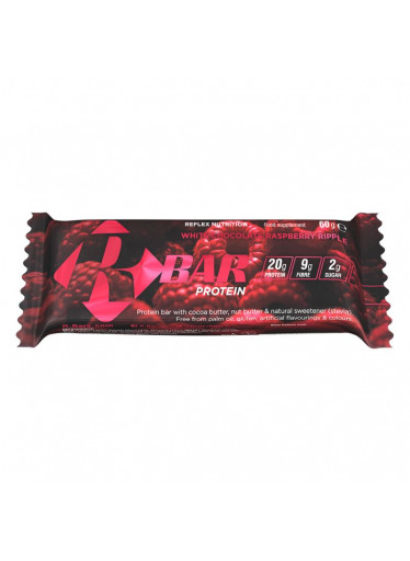 Reflex R-Bar Protein (Proteinová tyčinka), 60 g - bílá čokoláda s malinou