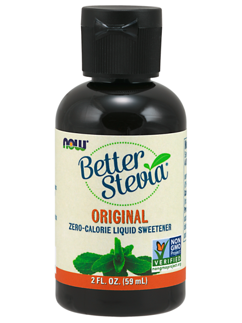 NOW Better Stevia Liquid, Original, 59 ml