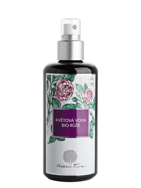 Nobilis Tilia Květová voda BIO Růže: 200 ml sklo