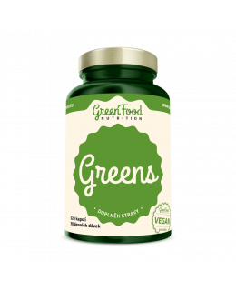 GreenFood Greens 120 kapslí - EXPIRACE 8/23