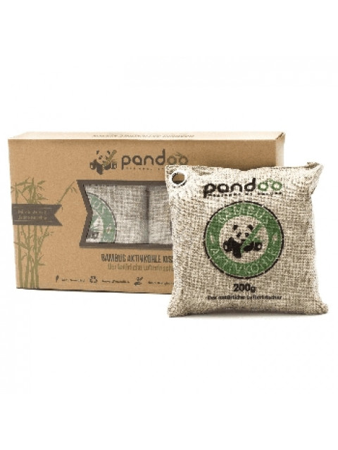 Pandoo Přírodní bambusový čistič vzduchu s aktivním uhlím 2x 200 g