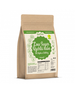 GreenFood Low Sugar OVESNÁ Rychlá kaše 500g - Natural