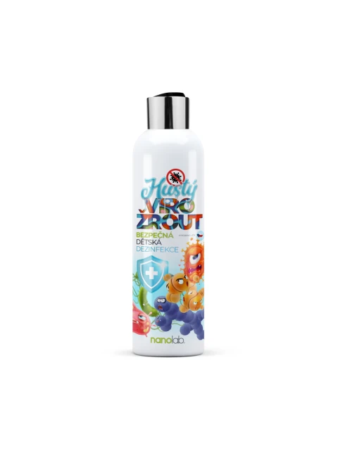 Nanolab Bezpečná dětská dezinfekce na ruce VIROŽROUT 100 ml - EXPIRACE 9/23