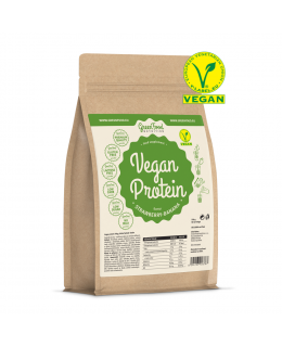 GreenFood GreenFood Vegan Protein 750g - Jahoda a banán - EXPIRACE 7/2024