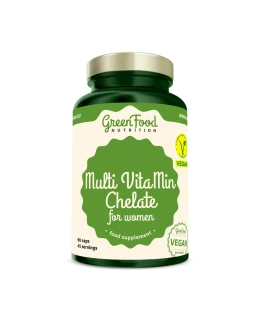 GreenFood Multi VitaMin Chelát pro ženy 90 kapslí