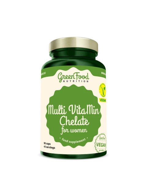 GreenFood Multi VitaMin Chelát pro ženy 90 kapslí