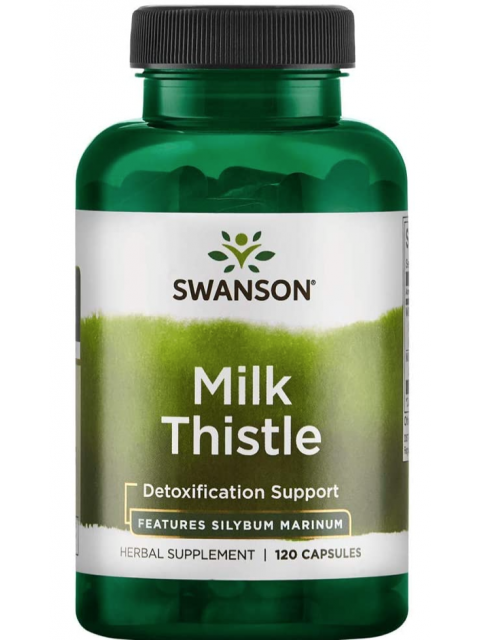 Swanson Milk Thistle (Ostropestřec) - standardizovaný, 250 mg, 120 kapslí