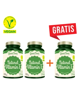 GreenFood 2 + 1 Natural Vitamin E 90 kapslí
