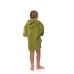 Dětské plážové pončo s výšivkou, 3-5 let, Olive Green