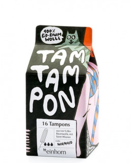Einhorn Tampony TamTampon Normalo (16 ks) - hypoalergenní z bio bavlny