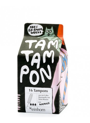 Einhorn Tampony TamTampon Normalo (16 ks) - hypoalergenní z bio bavlny
