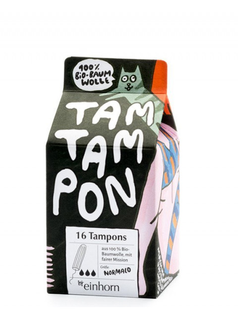 Einhorn Tampony TamTampon Normalo (16 ks) - hypoalergenní z bio bavlny